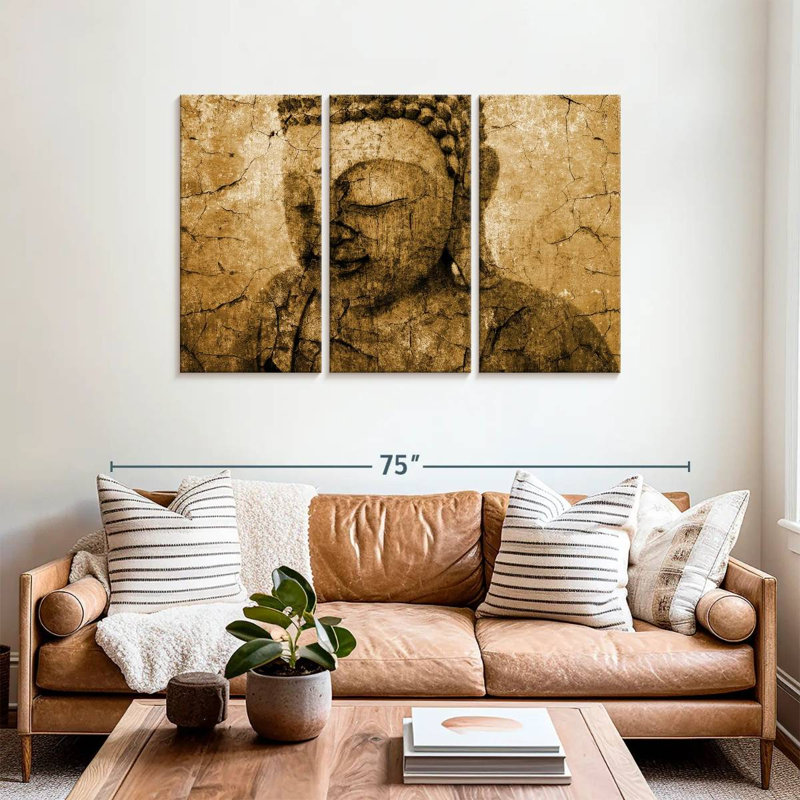 Adella Old Buddha, 36" H x 57" W