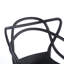 Chaise en plastique 4 pièces noir-61290800