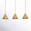 Castle 3 Light Steel Dimmable Pendant