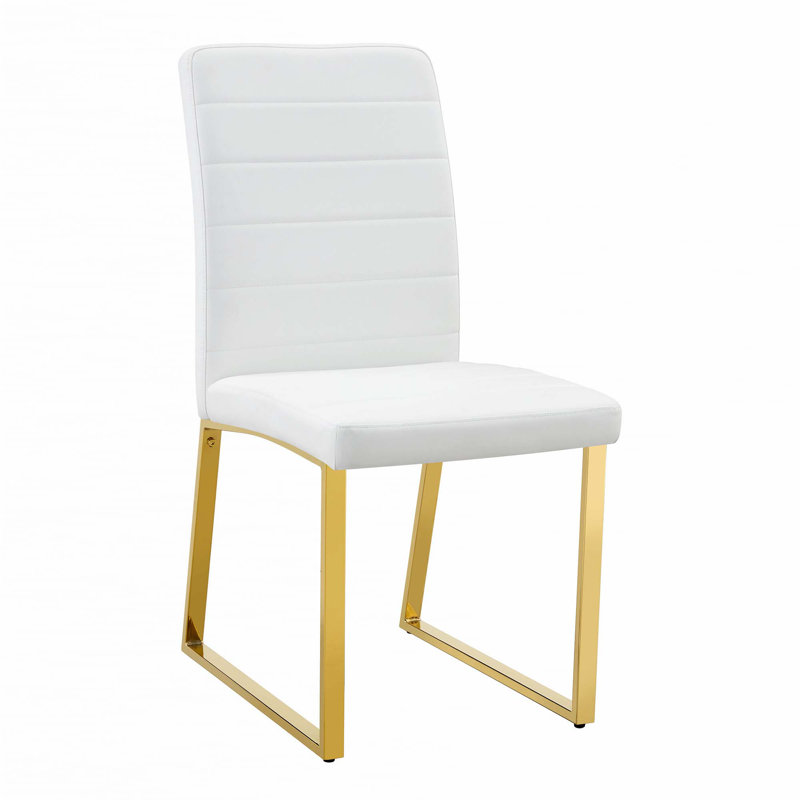 Ensemble de chaises de salle à manger robustes, Blanc
