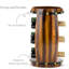 Moyock Wine Bottle Rack Brown