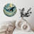 Whale Art Clock Decor