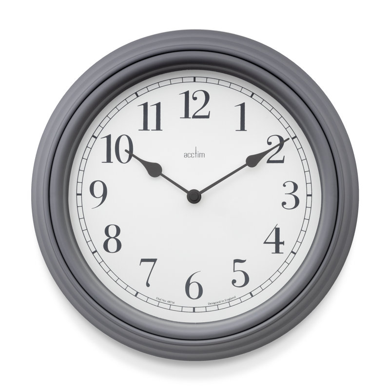 Acctim Devonshire Traditional Wall Clock, Pink