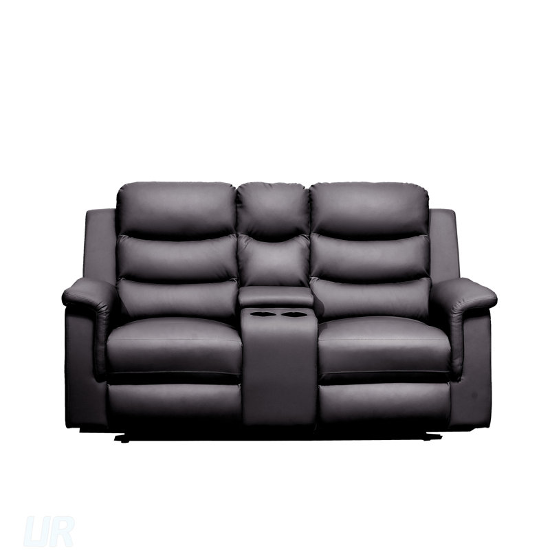 Causeuse inclinable avec console centrale, housses de canapé extensibles pour fauteuil inclinable à 2 places, durable et facile à installer