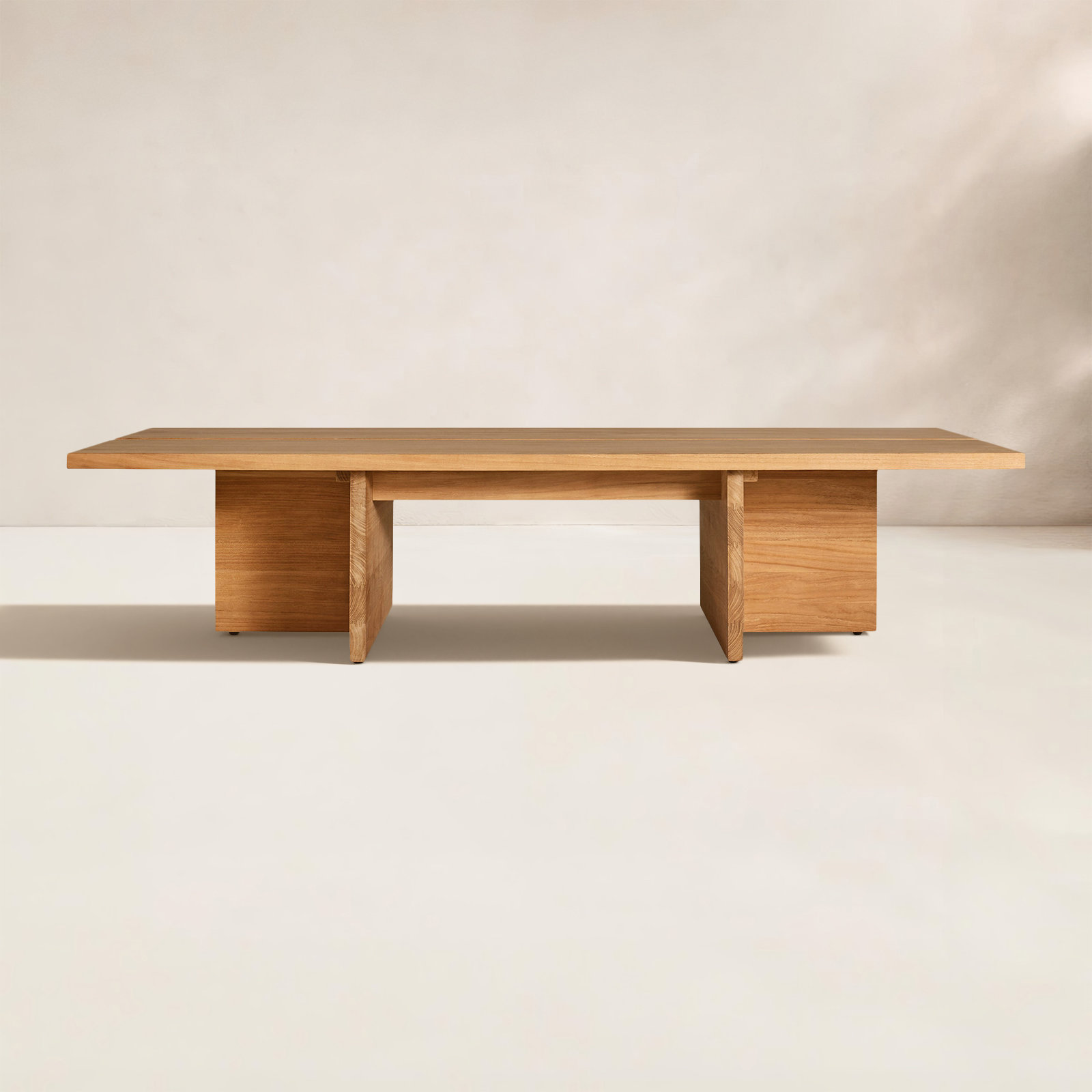 Nowthen 57'' Teak Outdoor Coffee Table