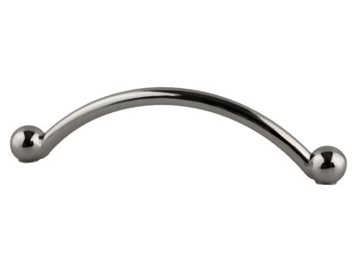 3-3/4" Midcentury Modern Bow Pull Chrome