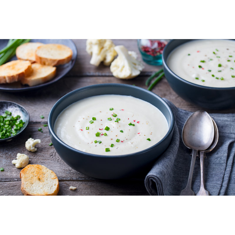 Cream Soup 1 Piece Wrapped Canvas Wall Art, 30cm H x 46cm W