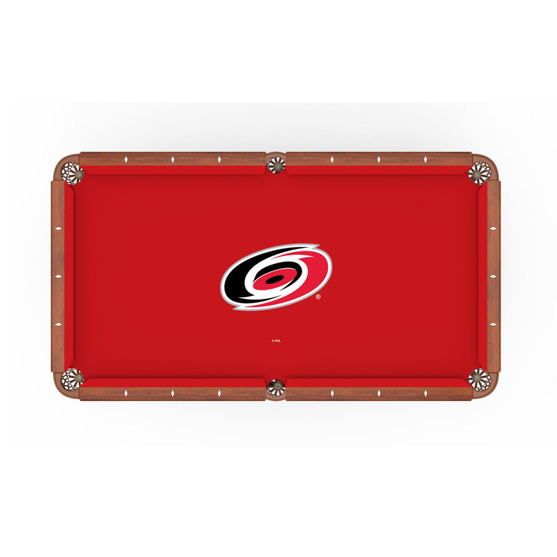 Chiffon pour table de billard NHL, 108 po, Carolina Hurricanes