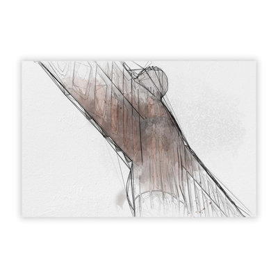 The Angel of the North in Gateshead - Frameless Print