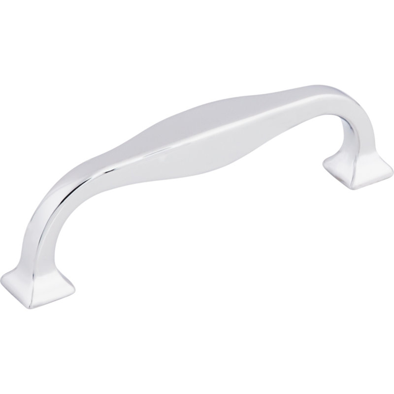 Contour Bar Pull, Polished Chrome, 3 3/4" Center to Center