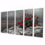 «Red Cactus Desert Drama» - Ensemble de décoration murale cactus floral-1723751673
