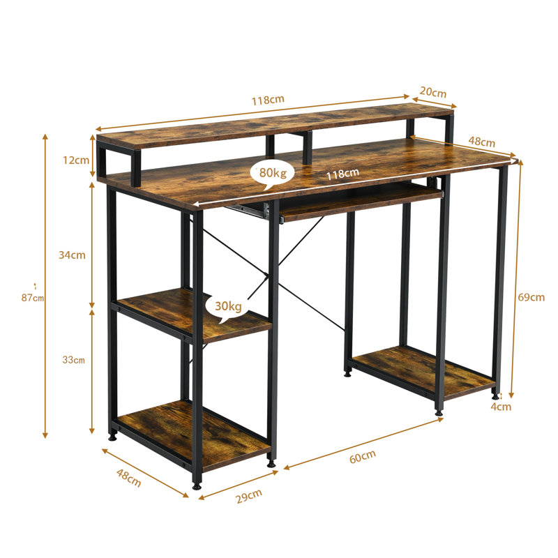 Steel Computer Desk