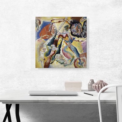 «Synchromy in Orange 1913» par Wassily Kandinsky - reproduction d'art sur toile tendue