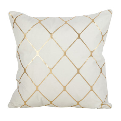 Geometric Down Throw Pillow