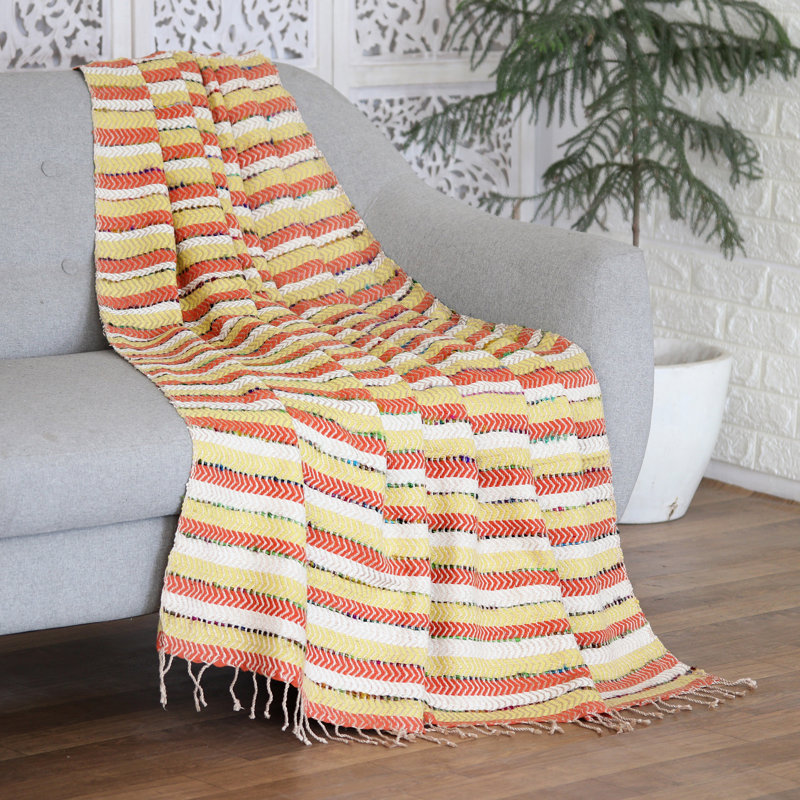 Hand Woven Heated Throw Blanket