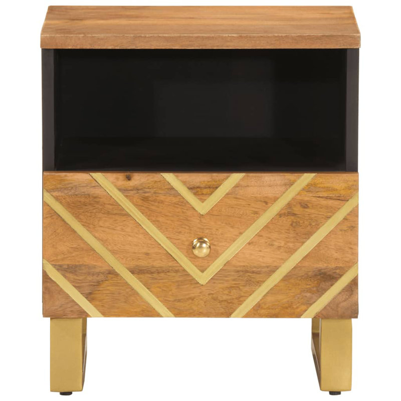 Harman 103cm W Solid Wood Bedside Table
