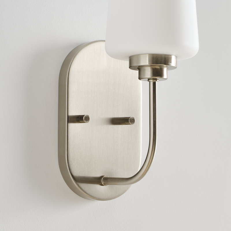 Windom Dimmable Bath Sconce, Brushed Nickel, No