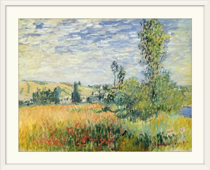 Claude " Vetheuil, C.1880 " by Claude Monet, 36" H x 48" W x 1.5" D, Canvas