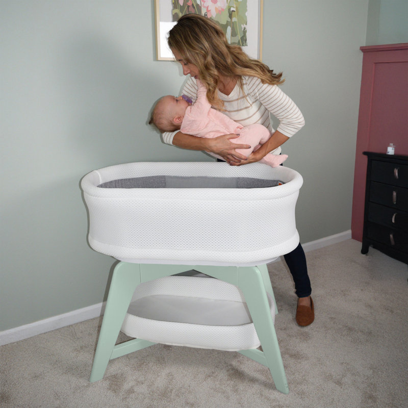Evi Smart Bassinet, Green