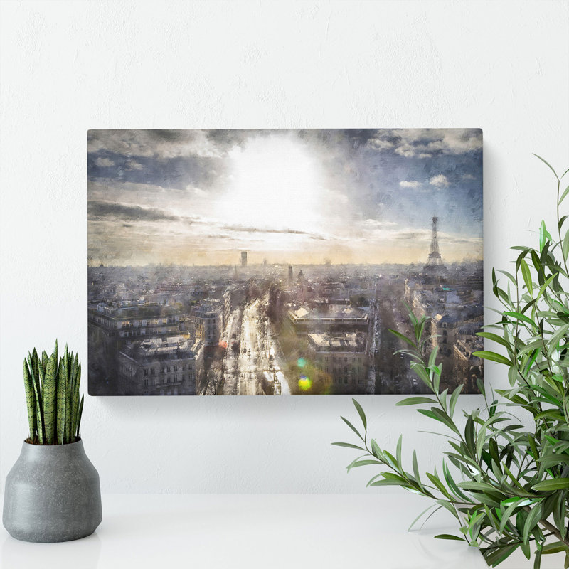 Paris Skyline Vol.3 - Wrapped Canvas, 50cm H x 76cm W x 3cm D