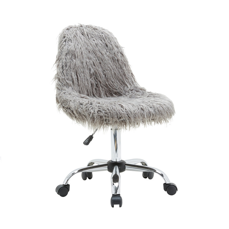 Chaise de bureau Sudhir, Gris foncé