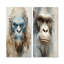 Portrait de Bigfoot - ensemble de 2 décorations murales Bigfoot-102573708-102573710
