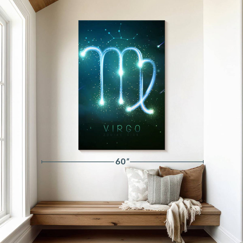 Adella Virgo Sign, 48" H x 32" W