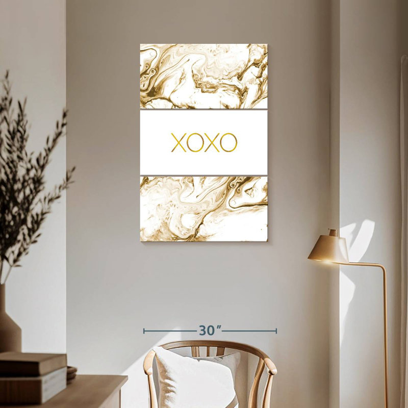 Tergel XOXO Typography, 57" H x 36" W