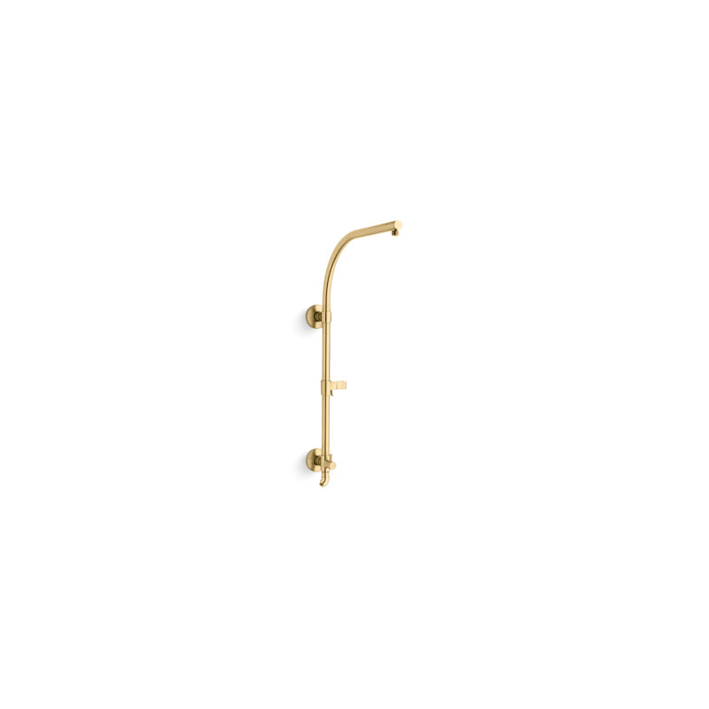 Hydrorail -R Arch Shower Column, Vibrant Brushed Gold