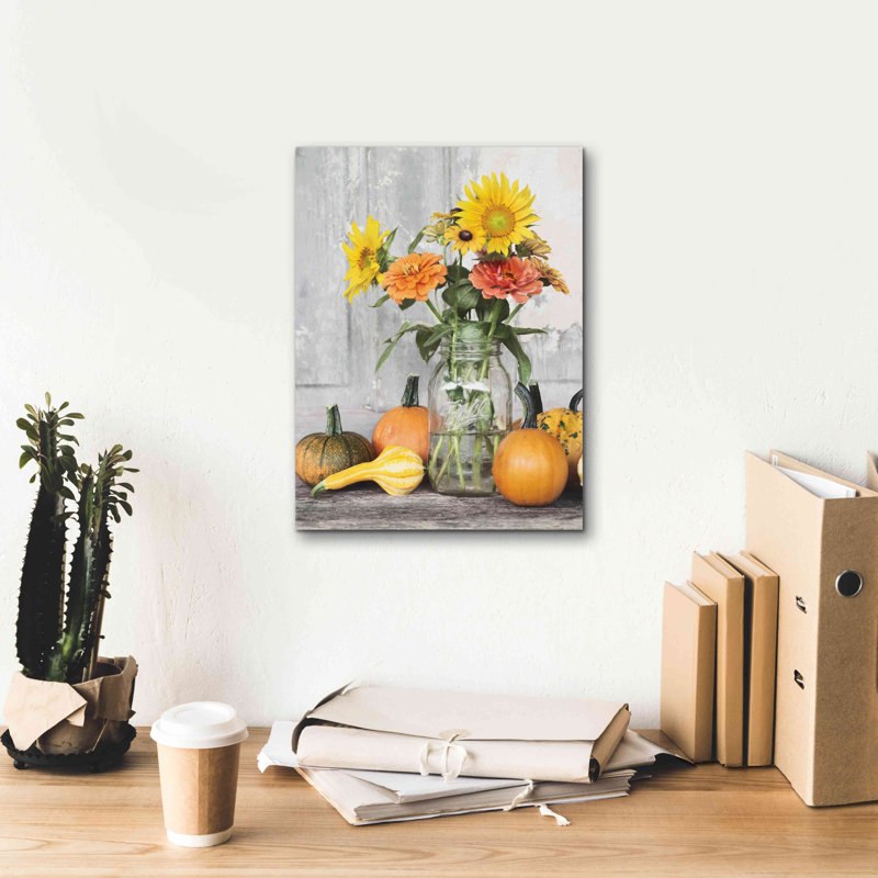 «Autumn Still Live On Canvas» par Lori Deiter, reproduction, H 16 po x l 12 po x P 0,75 po
