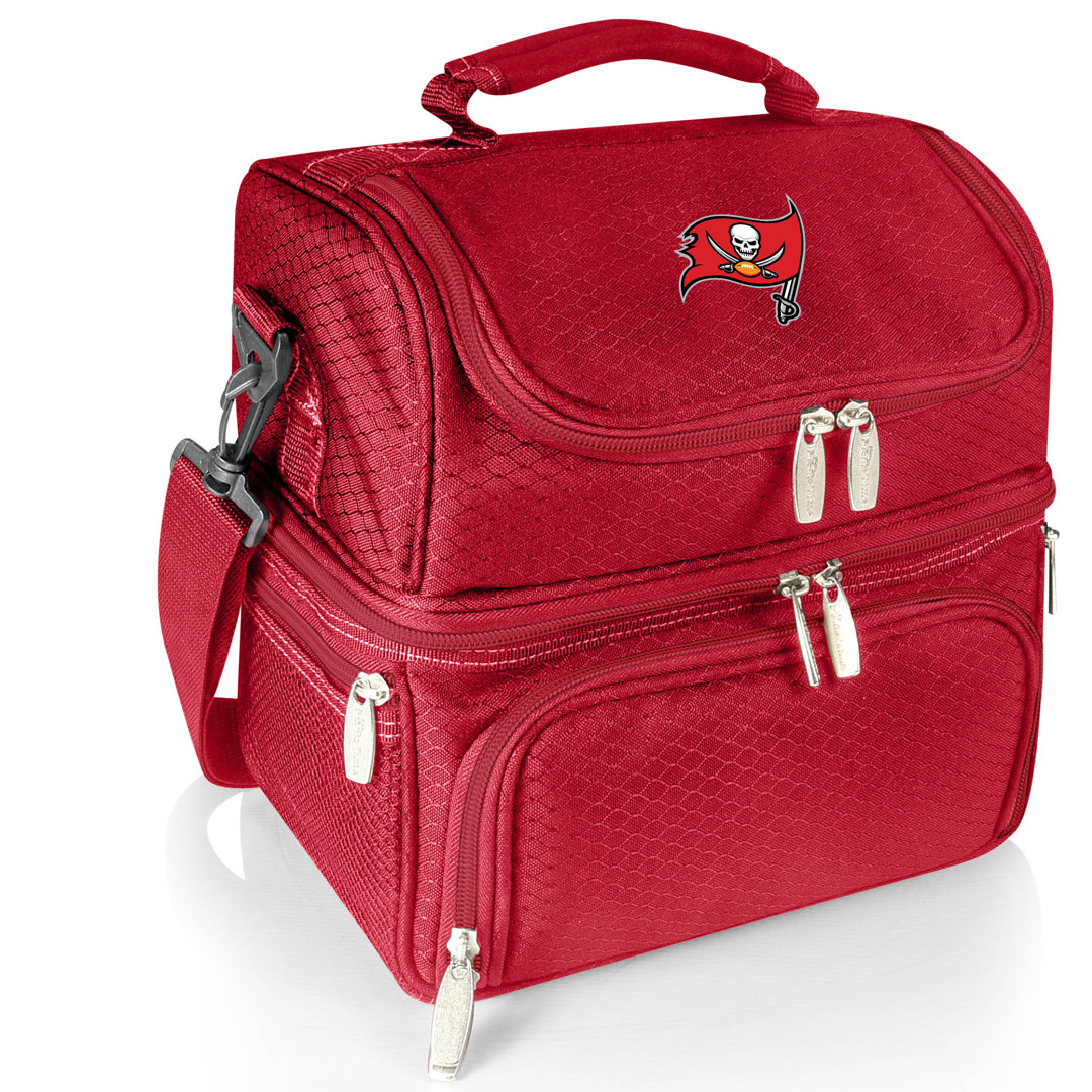 Pranzo Picnic Tote Bag , Service for 1 ONIVA™ NFL Team: Tampa Bay BuccaneerswithRed