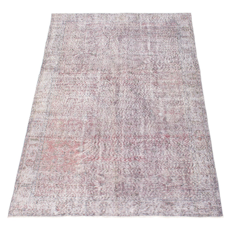 Tapis unique en laine noué à la main de style années 2000 de 5 pi 10 po x 9 pi 1 po Oddny