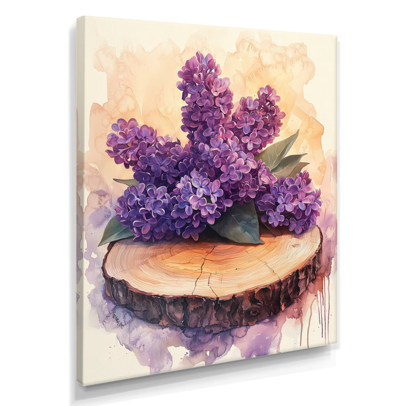 Sidney - Floral Wall Art, H 40 po x l 30 po, Toile tendue, Ne s’applique pas