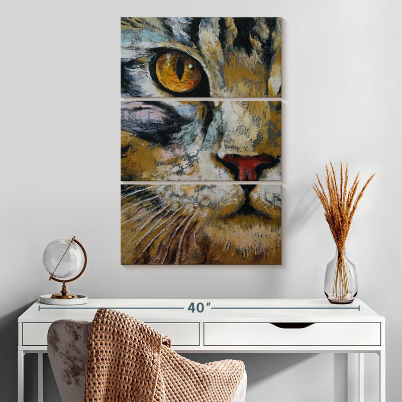 Maine Coon Cat, 32" H x 20" W