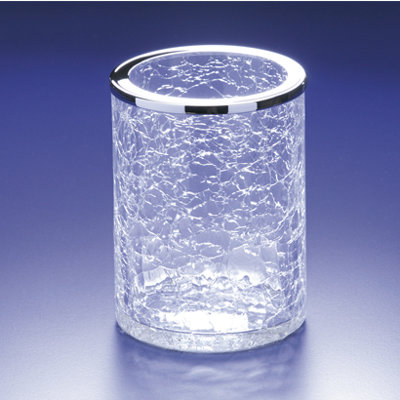 Crackled Toothbrush Holder