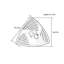 Table basse triangulaire