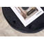 Hosey 55cm Wide Tufted Round Pouf Ottoman-698313934