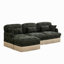 Canapé en L 100 po Chenille-133138340