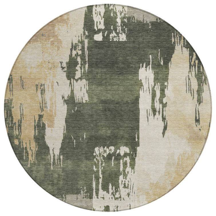 Machine Washable Indoor/Outdoor Skiljo ACN2347 Abstract Rug