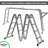 16 - Step Aluminum Lightweight Folding Multi-Position Ladder