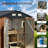 8x10 FT Outdoor Steel Storage Shed with Lockable Doors and Window, Perfect for Garden, Backyard, and Patio Storage