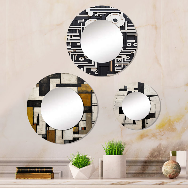 Mamane Metal Round Mirror