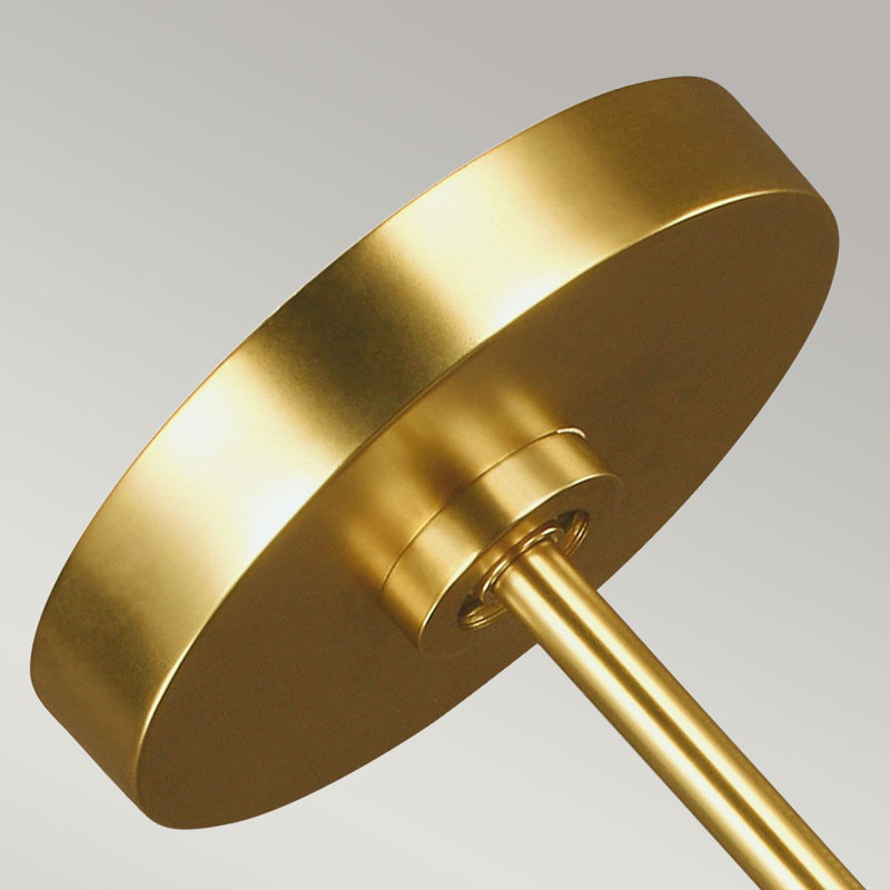 Reynaldo 5 - Light Shaded Chandelier, Burnished Brass