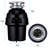 TITAN 3/4 HP Continuous Feed Garbage Disposal