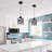 Yadah 1 - Light 6.29" Wide Cylinder Pendant with Glass Shade for Kitchen Island-95385545-95385543