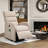 Upholstered Heated Massage Chair-1515624561