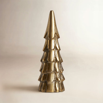 Cast Aluminum Tabletop Tree Decor