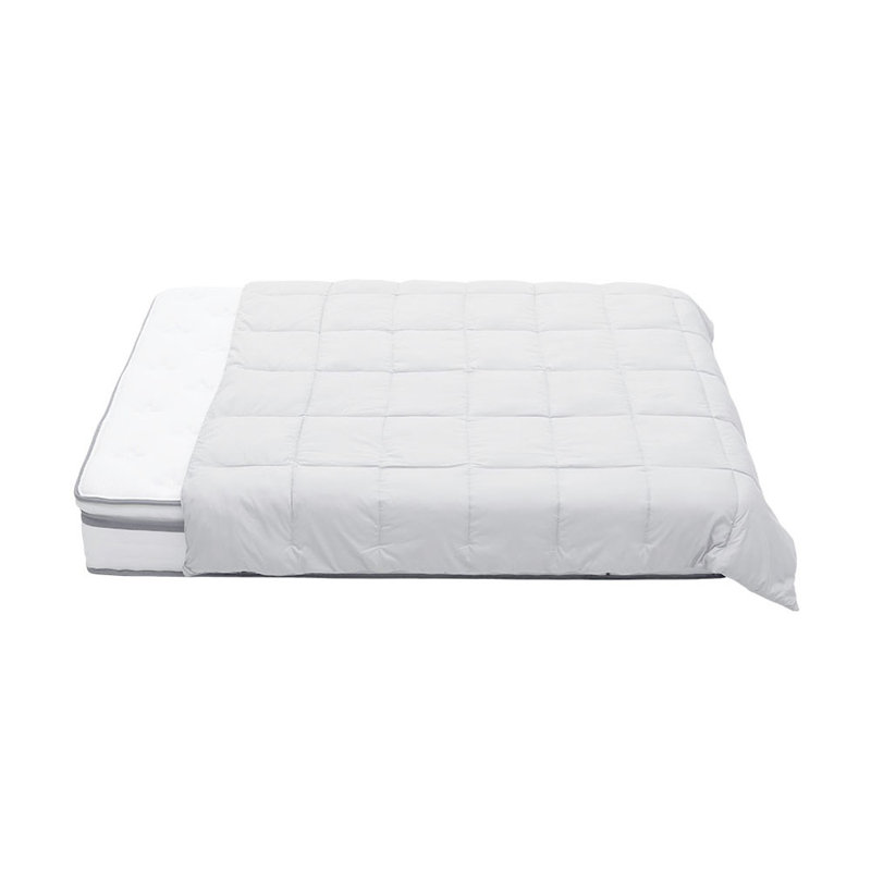 Polyester Solid Colour Duvet Cover, Super King Duvet Cover, White