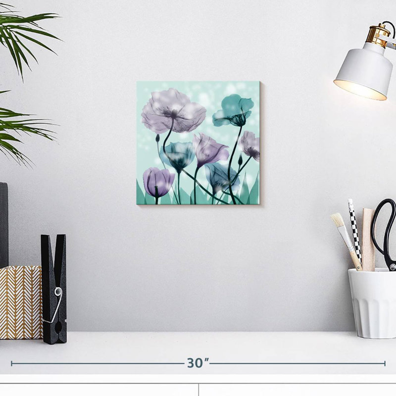 Paysage de fleurs de minuit Arney, H 10 po x l 10 po