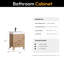  Ensemble de meuble-lavabo simple 24 po 24 po-16452517-16452516-16452514